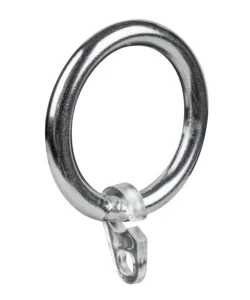 8 anelli cromo per tubo tenda diametro 20 mm Non Perdere